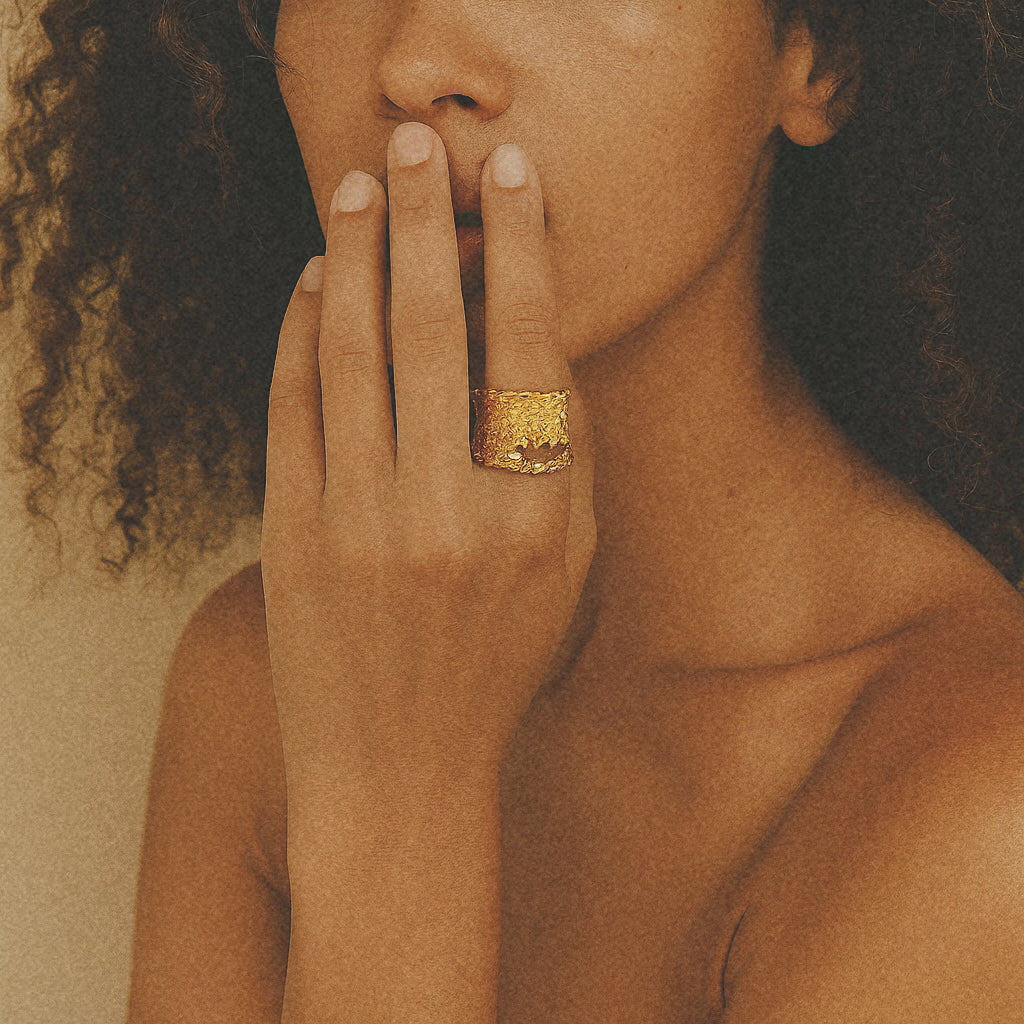 Anillo Mapa Gold