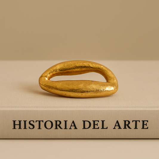 Pisapapeles Ancient Coffee Shell Gold