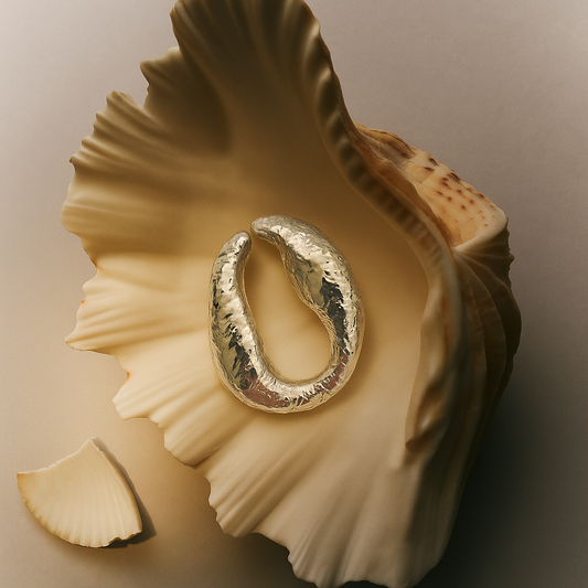 Pisapapeles Ancient Coffee Shell Silver