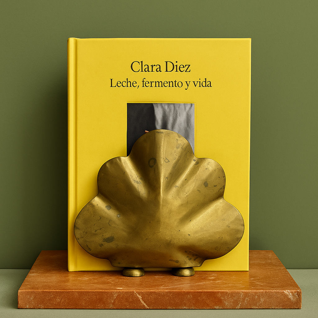 Escultura Porta Libros Concha Raw