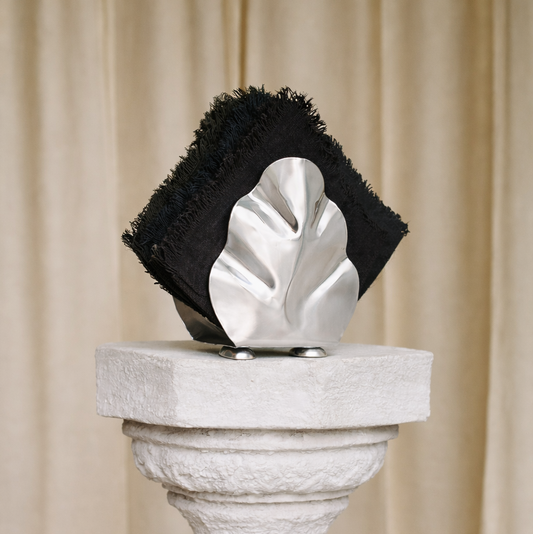 Servilletero Concha Silver