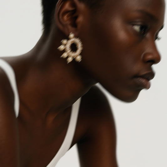 Aretes Afternoon Wine Silver