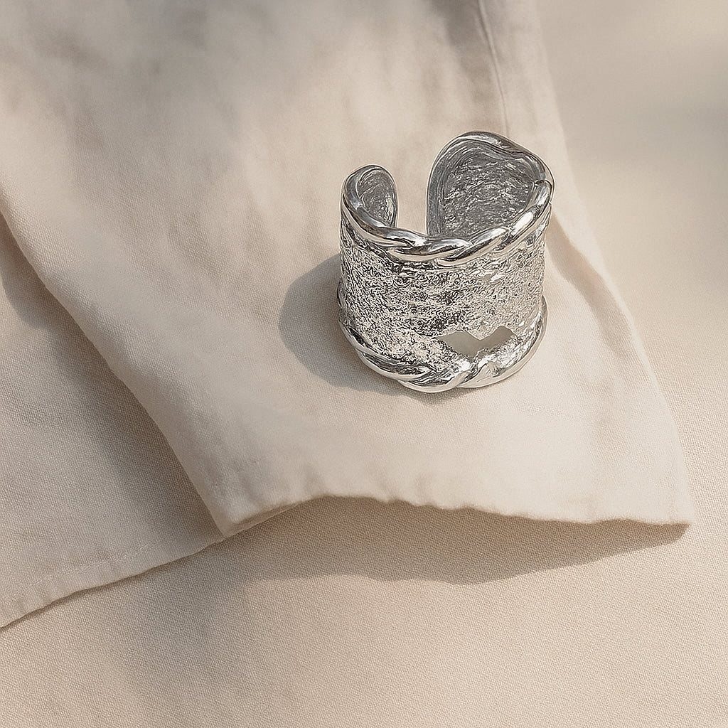 Anillo Mapa Silver
