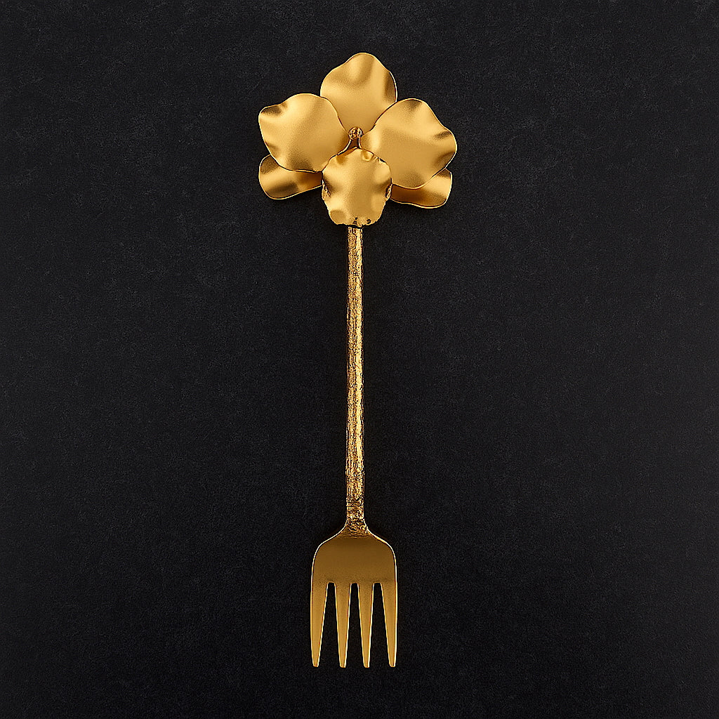 Tenedor Orquídea Gold