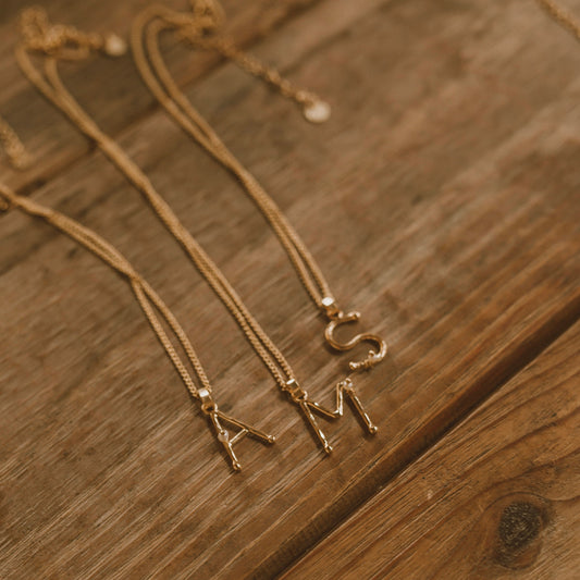 COMBO Collar Inicial x 3